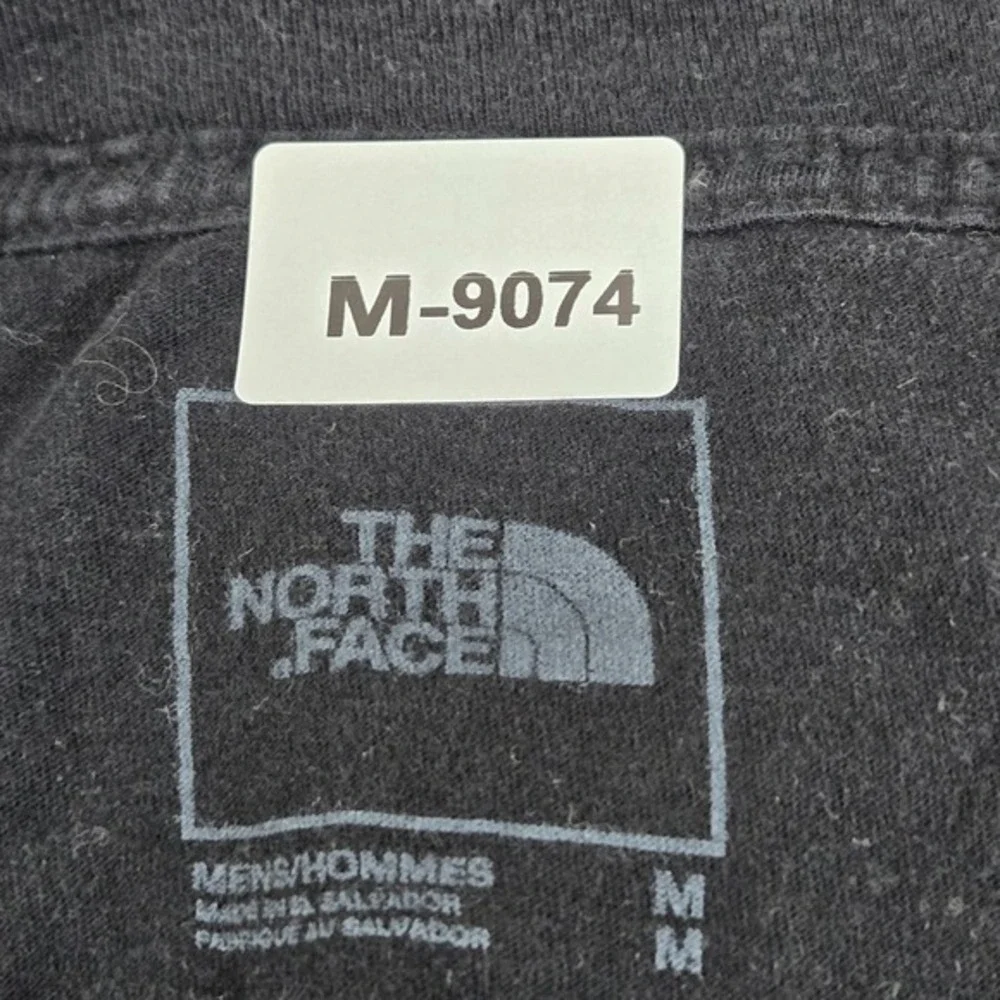 The North Face Men Shirt M Black‎ Camouflage Logo Box Short Sleeve